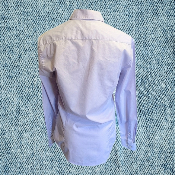 Women's Blue H & M Button Down Shirt - Picture 2 of 3